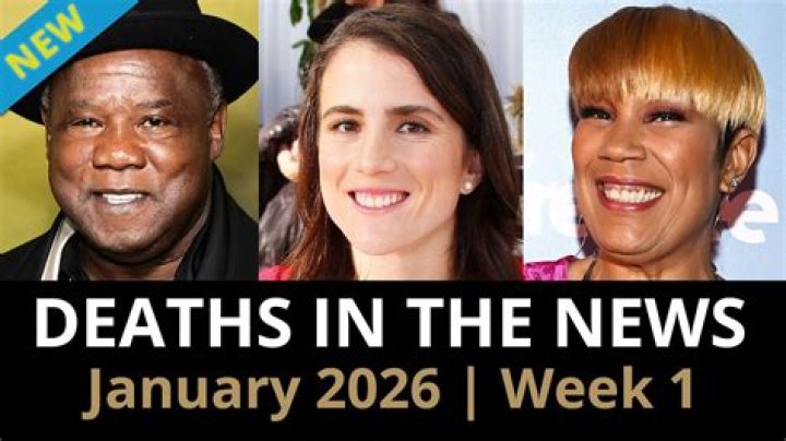 13 celebrity deaths in January 2022