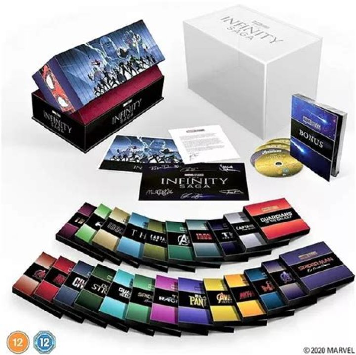 $550 Infinity Saga Blu-Ray Box Set Revealed, Releases Next Month