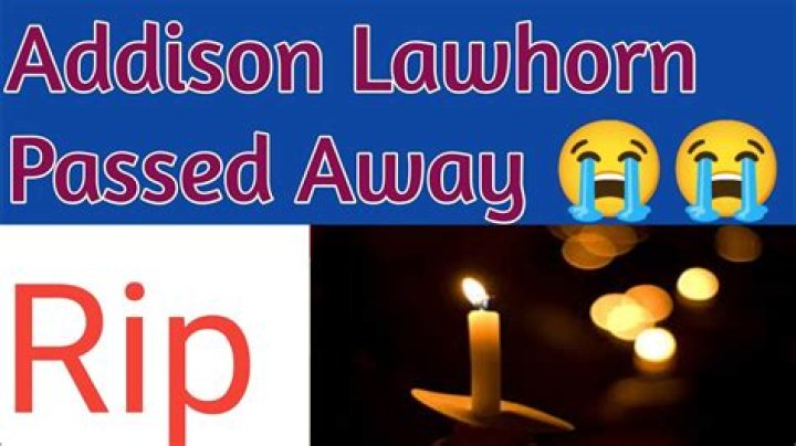 Addison Lawhorn Obituary and Funeral, Wake Forest High School Student