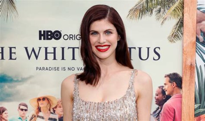 Alexandra Daddario in Red Swimsuit Flaunts Figure  — Celebwell
