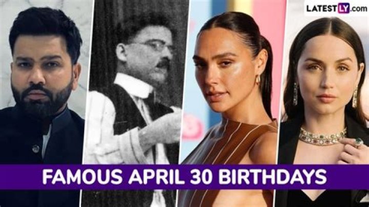 April 30 Birthdays Of Famous People 