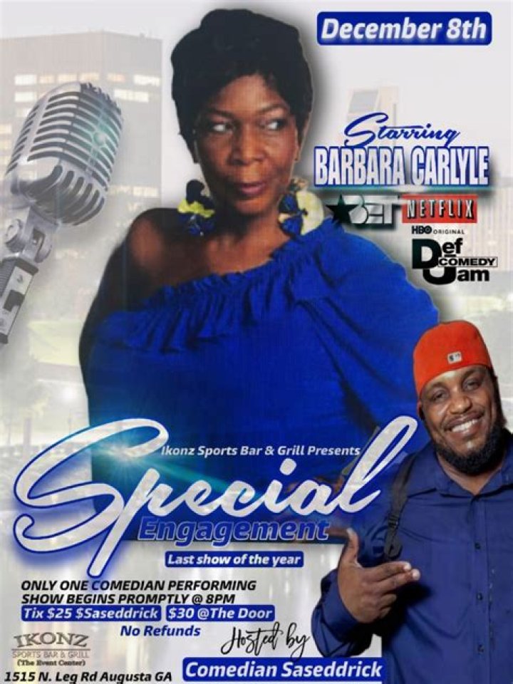 Barbara Carlyle Comedian: Who is she married to?