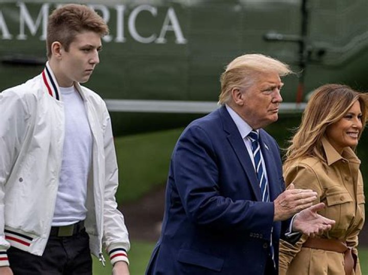 Barron Trump’s Absence As Melania And Donald Trump Leave The White House Gets The Meme Treatment