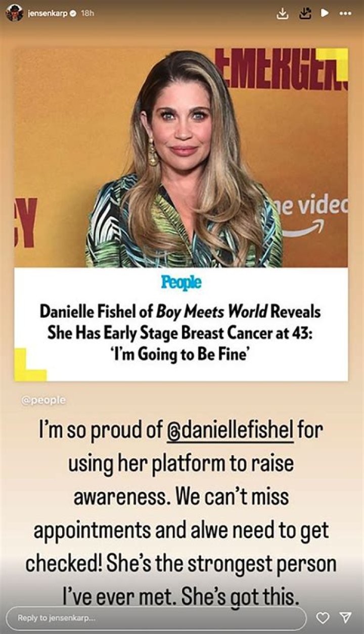 Boy Meets World Alum Danielle Fishel Shares Emotional Instagram Post Revealing Son Adler Was Born 4 Weeks Early