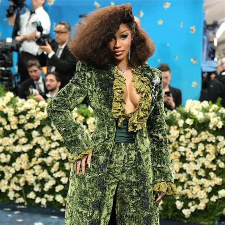 Cardi B Wore Custom Rocky Gathercole For Her Truth Teller Psychic Ad