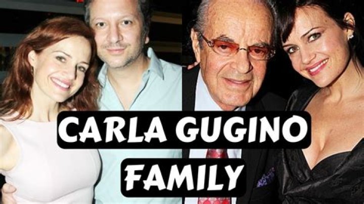 Carla Gugino family, husband, children, parents, siblings