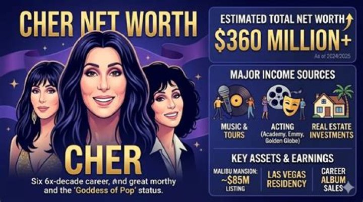 Cher career earnings and net worth