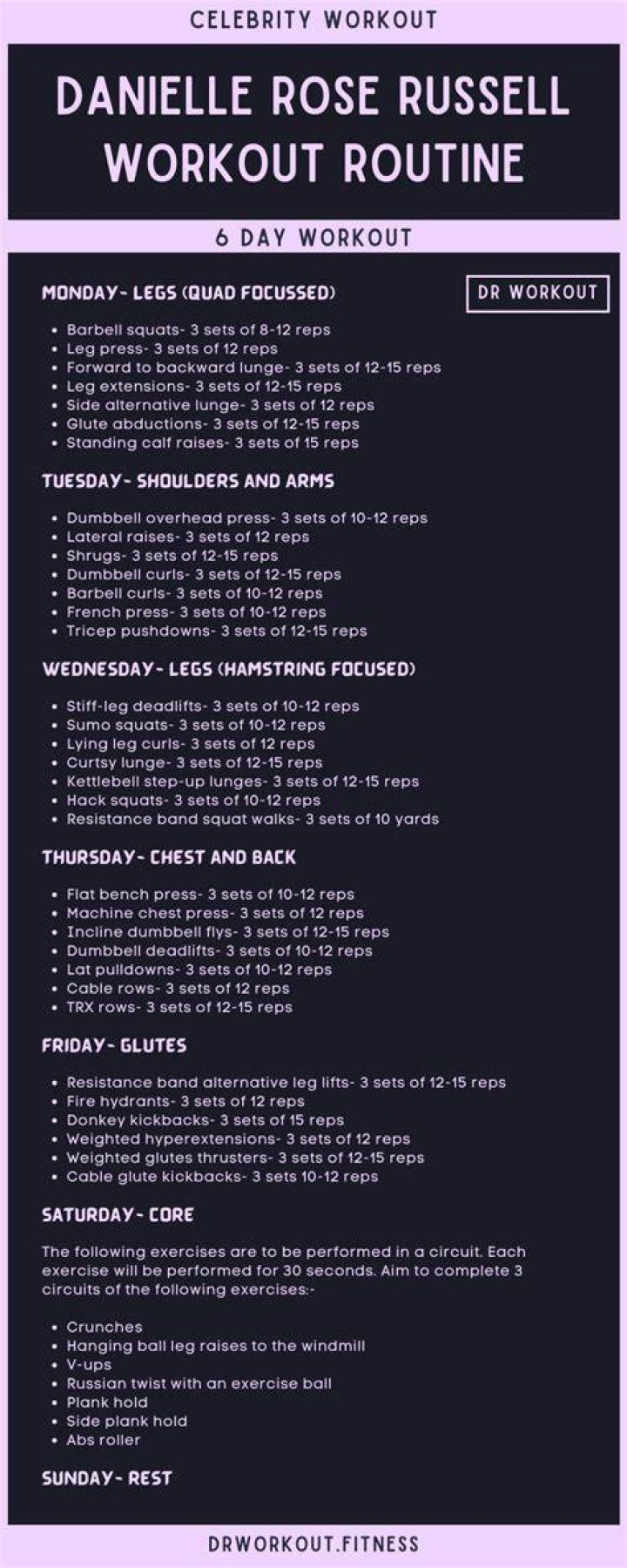 Claire Danes Workout Routine