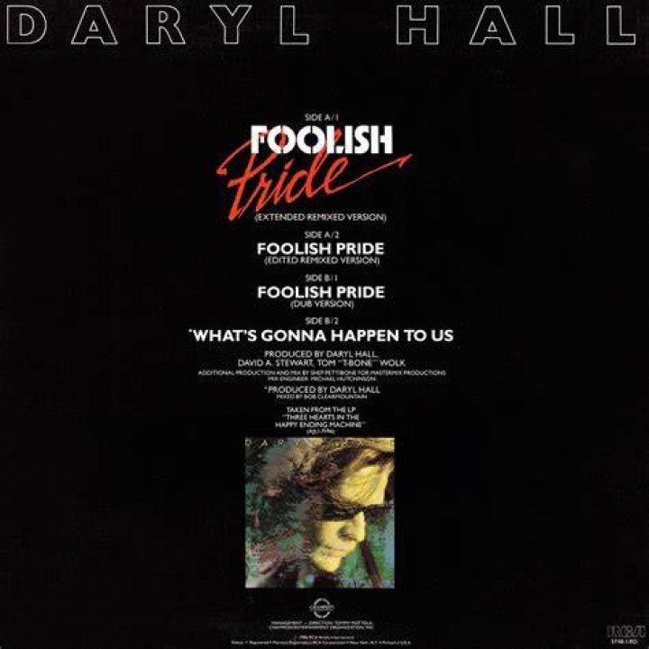 Daryl Hall’s
Foolish Pride Lyrics