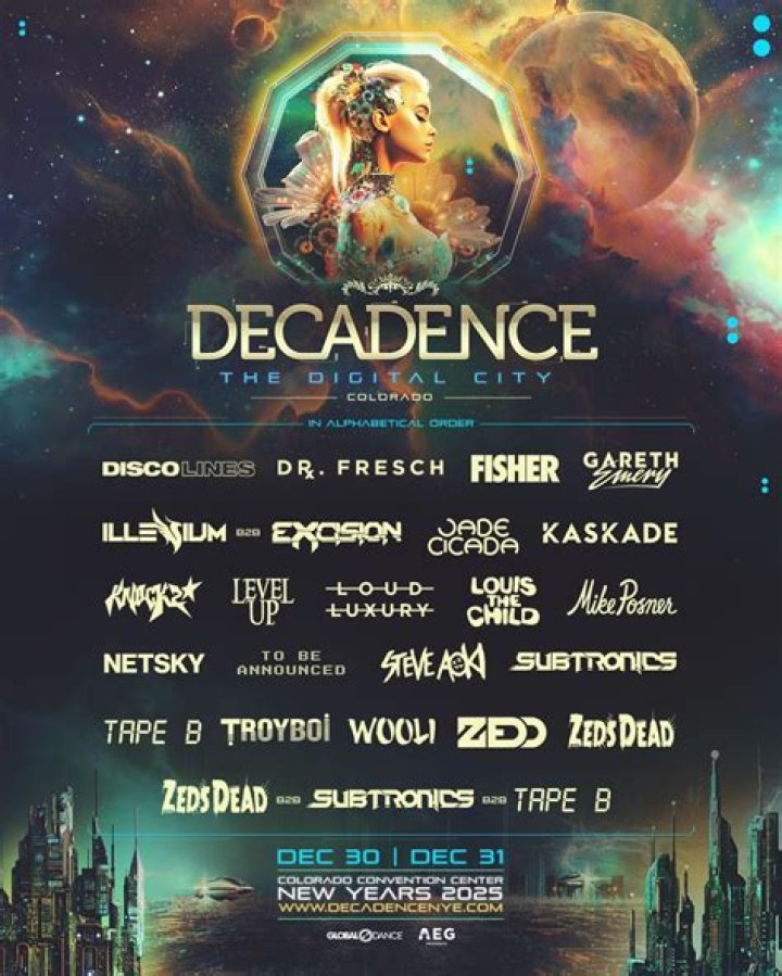 Decadence Colorado Reveals Final Round Of Lineup