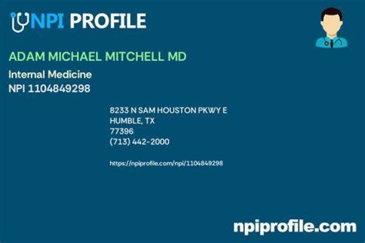 Dr. Adam Mitchell, MD – Humble, TX