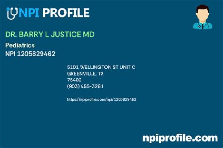 Dr. Barry Justice, MD – Greenville, TX