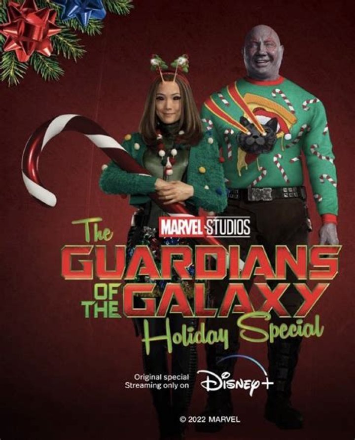 Drax and Mantis hit Hollywood in new ‘Guardians of the Galaxy Holiday Special’ set pics