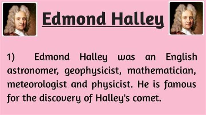 Edmond Halley Biography - Facts, Childhood, Family Life & Achievements