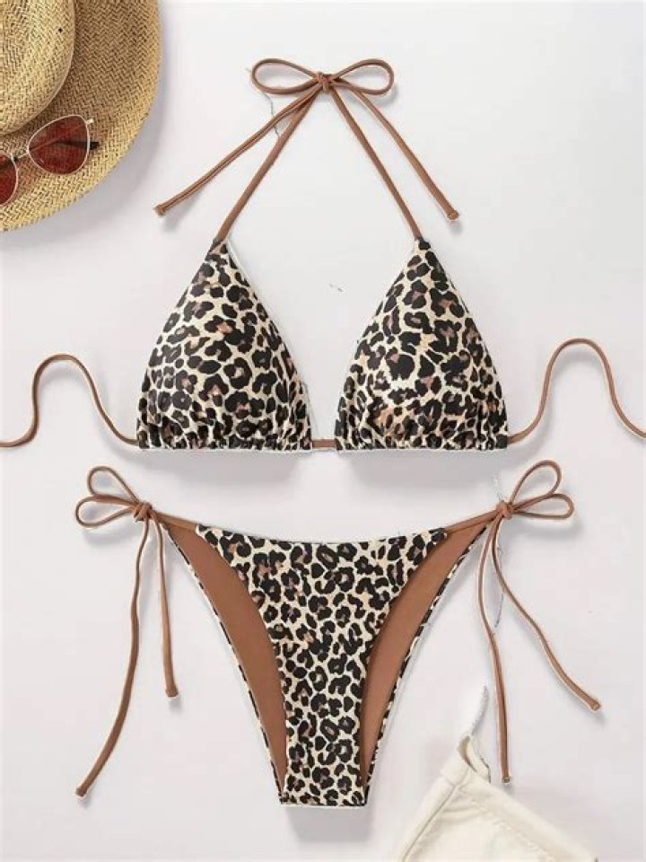 Emily Ratajkowski Models Leopard Print Two Piece As She Announces The Popular Swimsuit Is Back In Stock