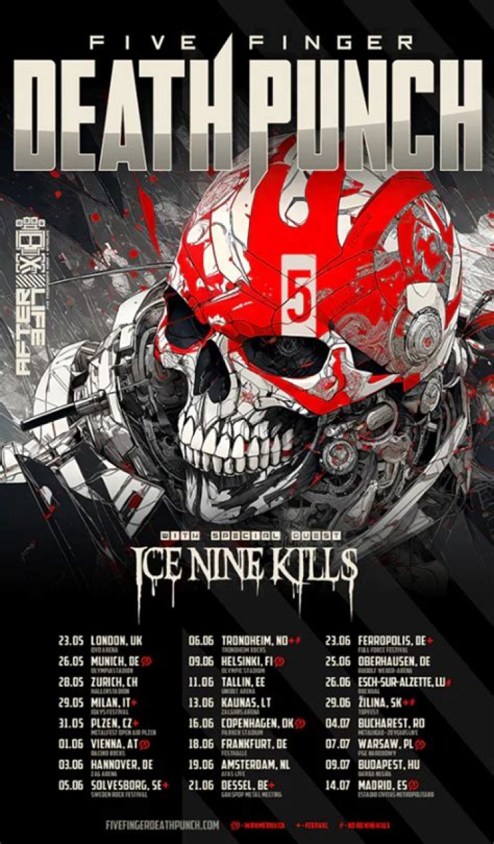 Five Finger Death Punch Net Worth & Earnings (2024)