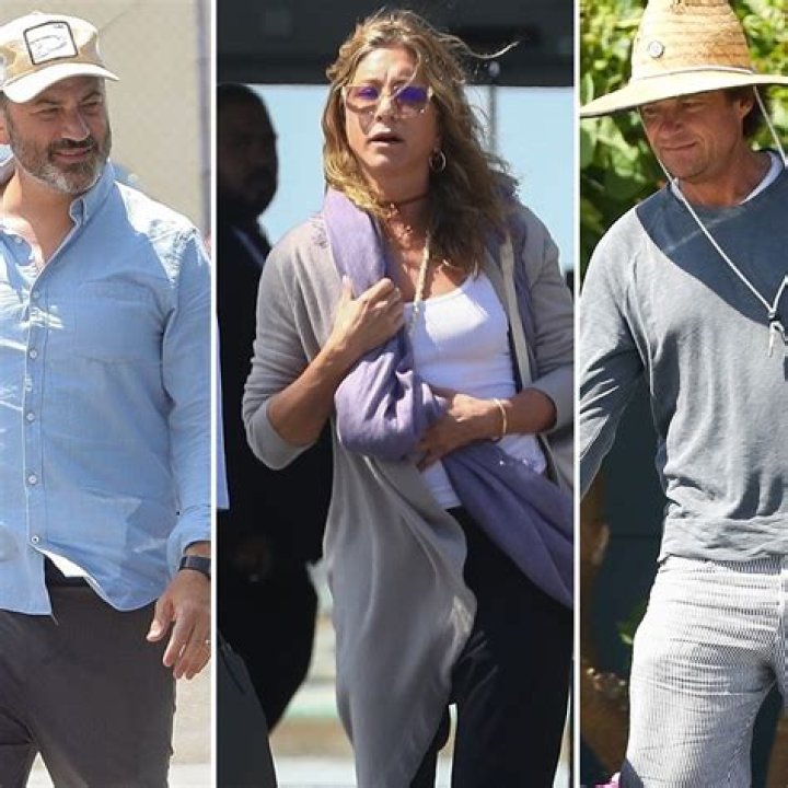 Following Their Bahamas Trip, Jason Bateman, Sean Hayes, Jimmy Kimmel, And Jennifer Aniston Were Seen Leaving