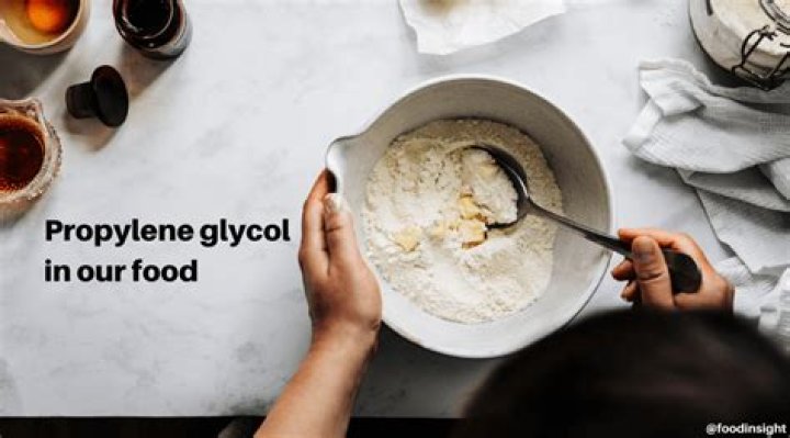 Food With Propylene Glycol
