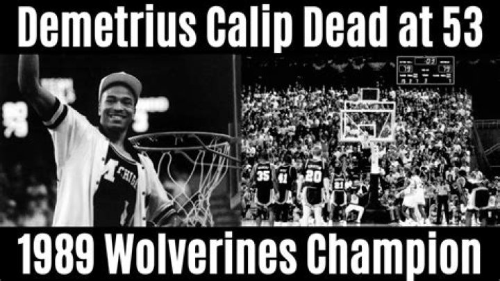 Former Basketball Player Demetrius Calip Passes Away, Demetrius Calip Cause of Death