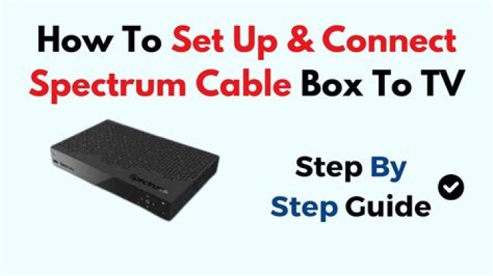 How do i activate my spectrum cable box