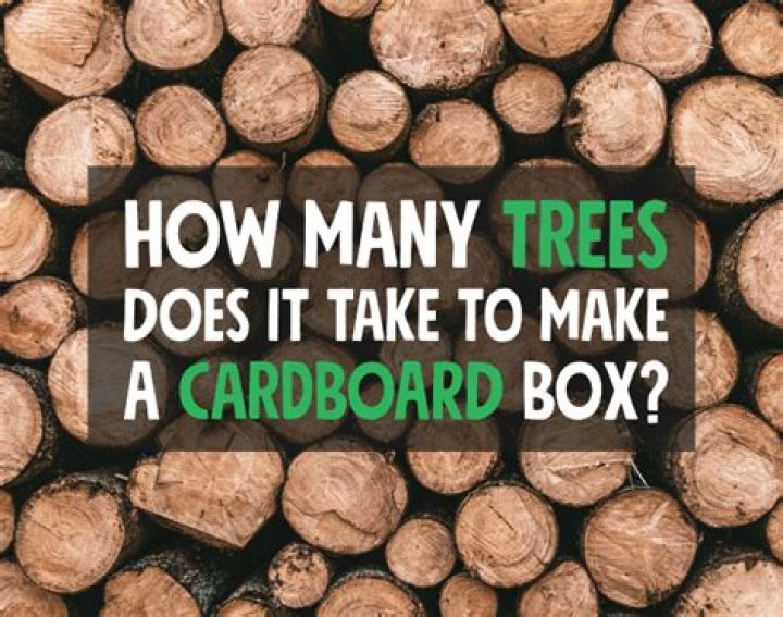 How many trees does it take to make a cardboard box