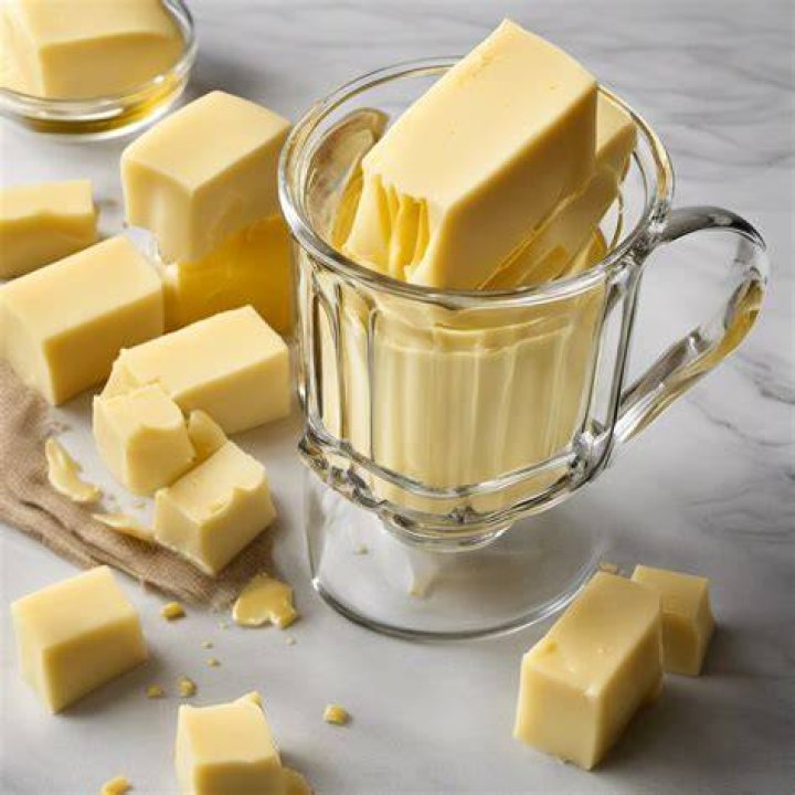 How much butter is 1 3 cup oil