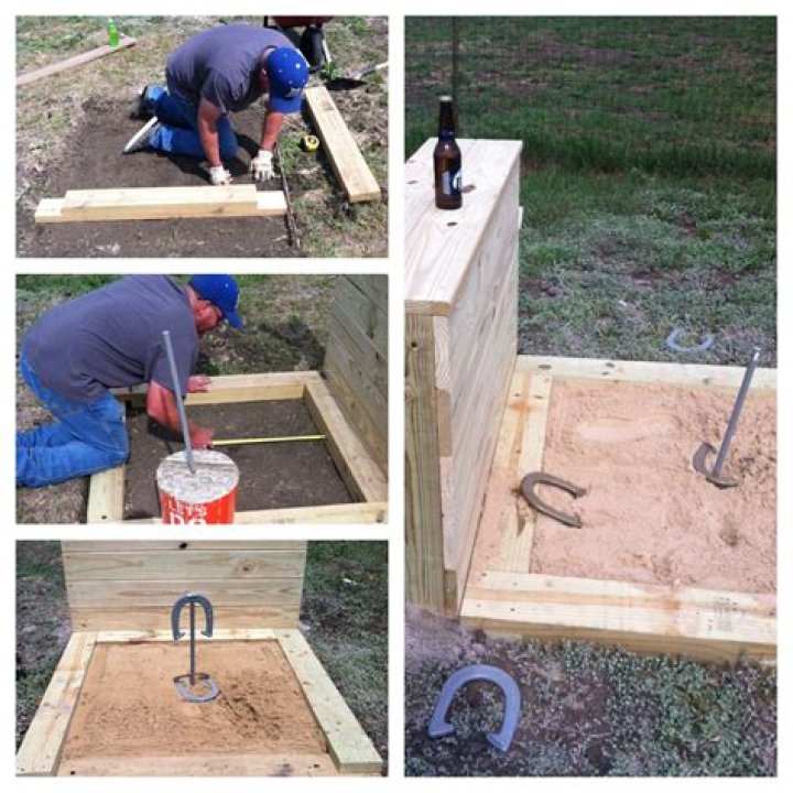 How to build a horseshoe pit
