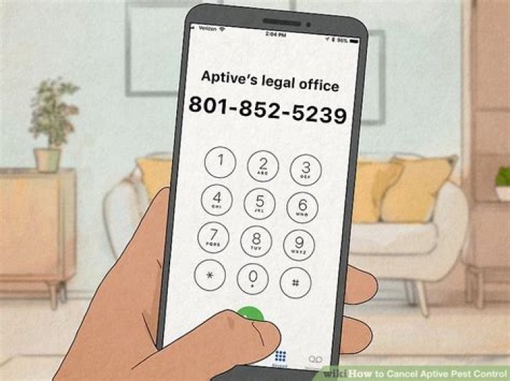 How to cancel aptive pest control