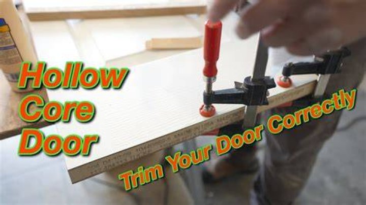 How to cut a hollow door