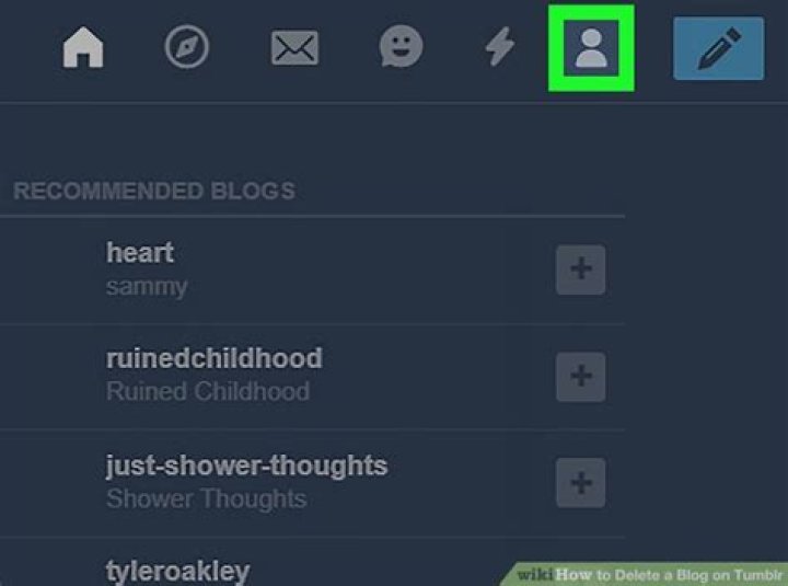 How to delete tumblr blog