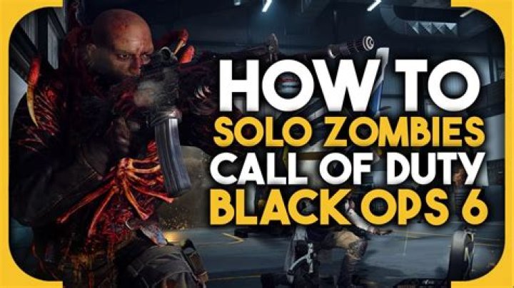 How to play zombies solo cold war