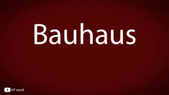 How to pronounce bauhaus