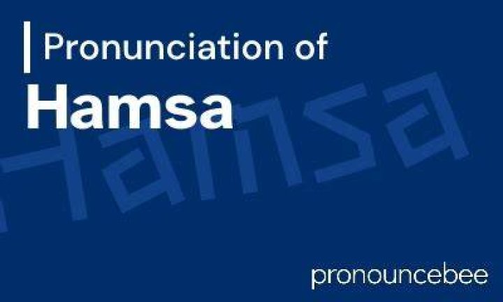 How to pronounce hamsa