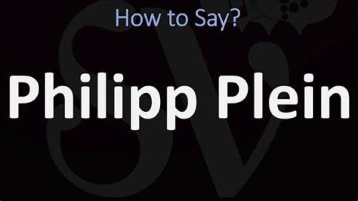 How to pronounce philipp plein