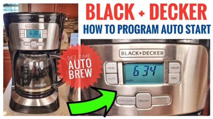 How to set timer on mr coffee