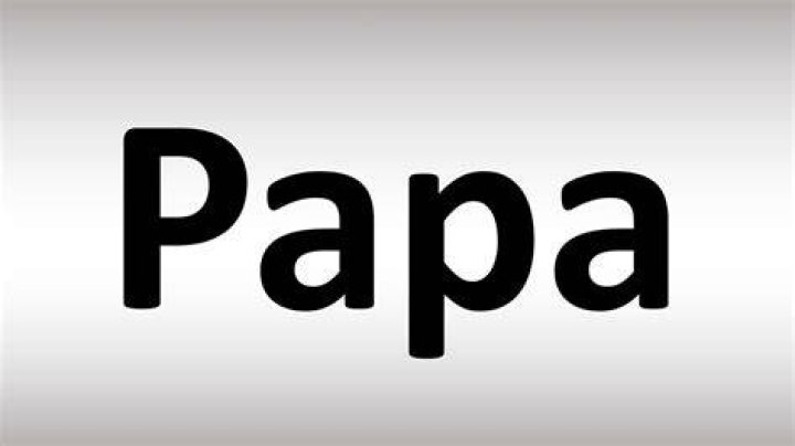 How to spell papa