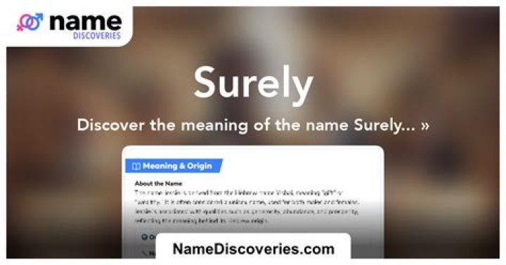 How to spell surely