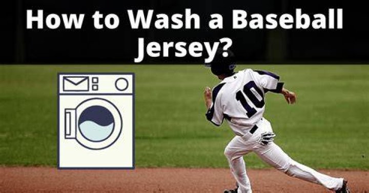 How to wash a baseball jersey