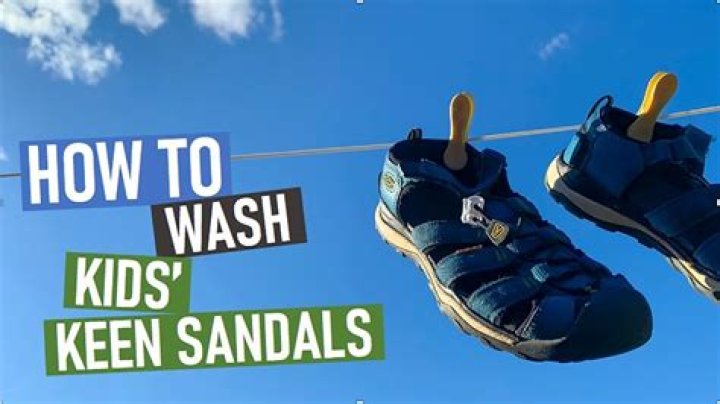How to wash keen sandals
