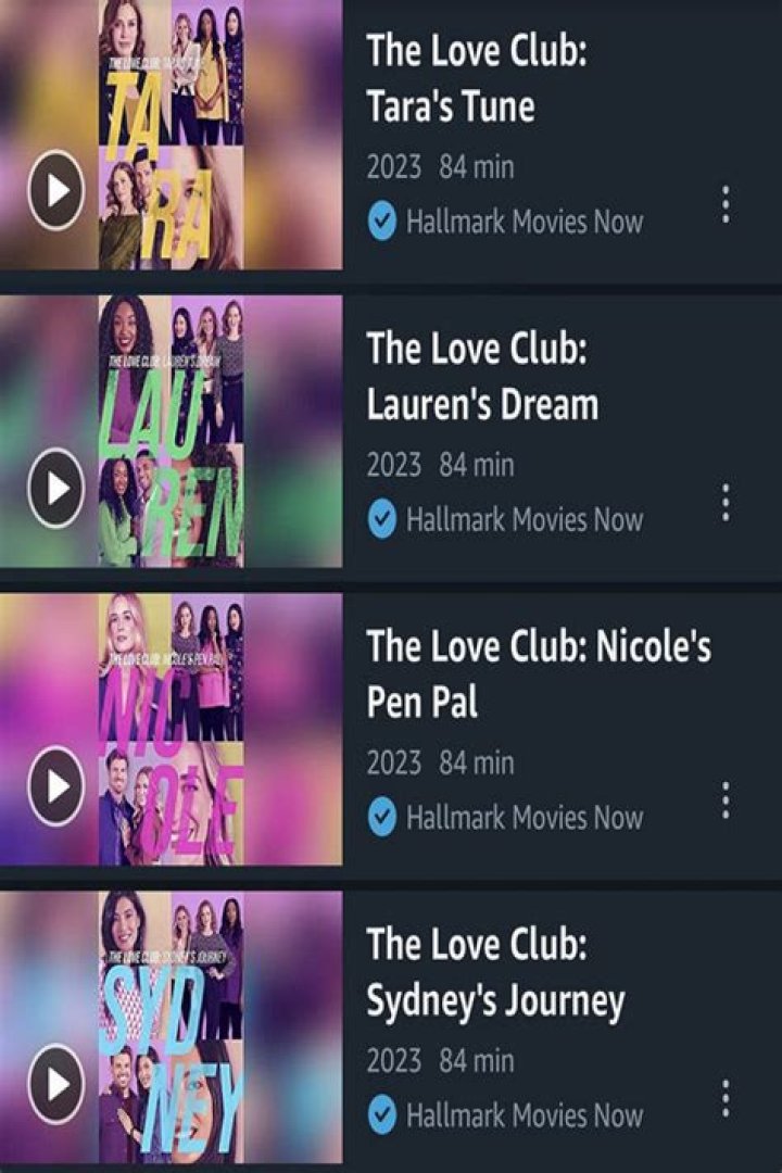How to watch all of ‘The Love Club’ movies in order