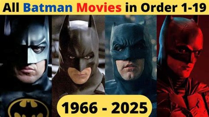 How to watch the Batman movies in order