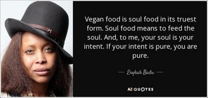 Is Erykah Badu A Vegan?