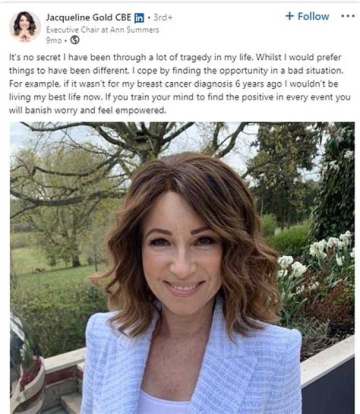 Jacqueline Gold salary and net worth