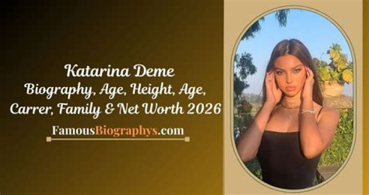 Katarina Dubrow Age, Wiki, Biography, Birthday, Instagram: Who Is Her Parents?