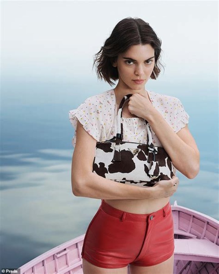 Kendall Jenner Models Two Bathing Suits For Kendall And Kylie Fall Collection