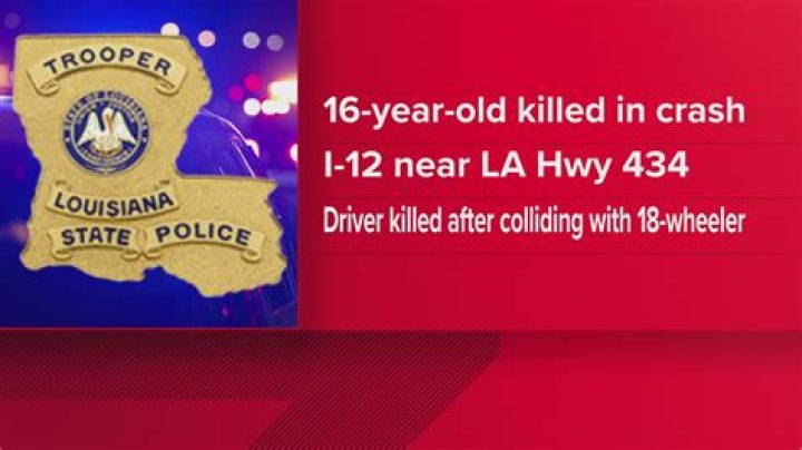 LA Teen Christian Tullis Died In Friday Night Lacombe Fatal Crash