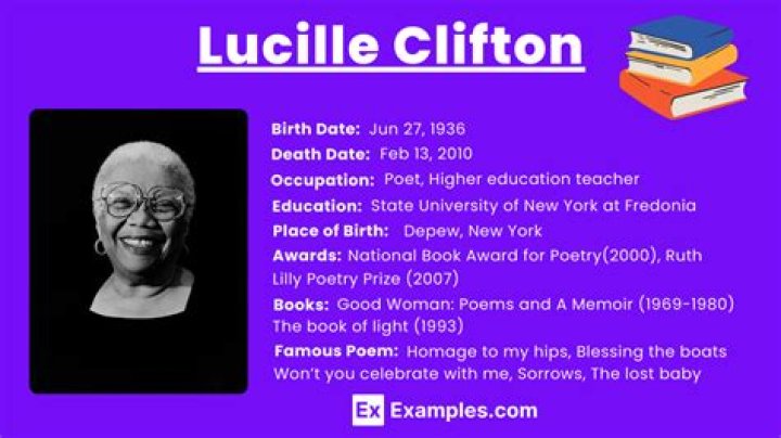 Lucille Clifton Biography - Facts, Childhood, Family Life & Achievements