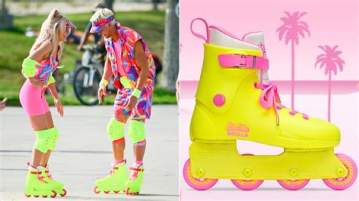 Madonna Skates On A Rollerblade While Surrounded By People To Avoid Falling