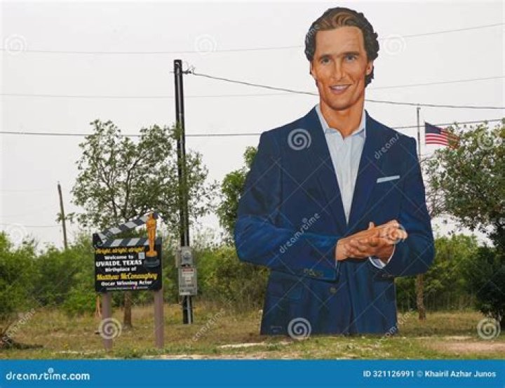 Mathew McConaughey Visits Home Town of Uvalde, Texas To Pay Tribute To The Live Lost