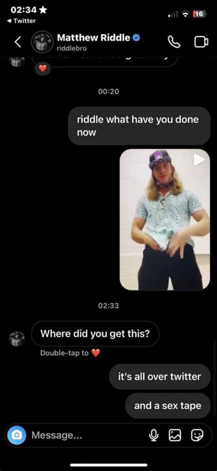 Matt Riddle Leaked Video On Twitter & Reddit